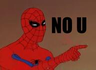 cartoons no_u reaction spiderman // 200x145 // 41KB